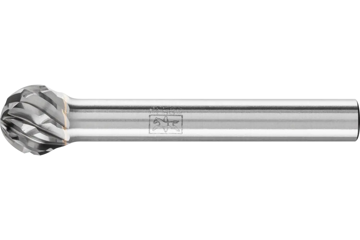 Picture of Pferd Carbide Bur SD-3 Ball Shape Steel Cut 3/8" x 5/16" x 1/4" Shank